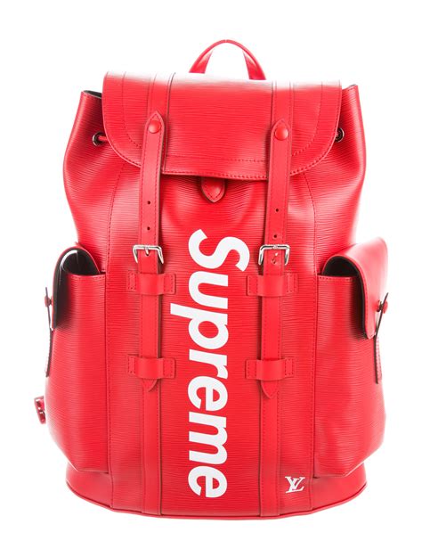 louis vuitton supreme backpack price|lv christopher backpack price.